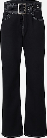 Nasty Gal Loose fit Jeans in Black: front
