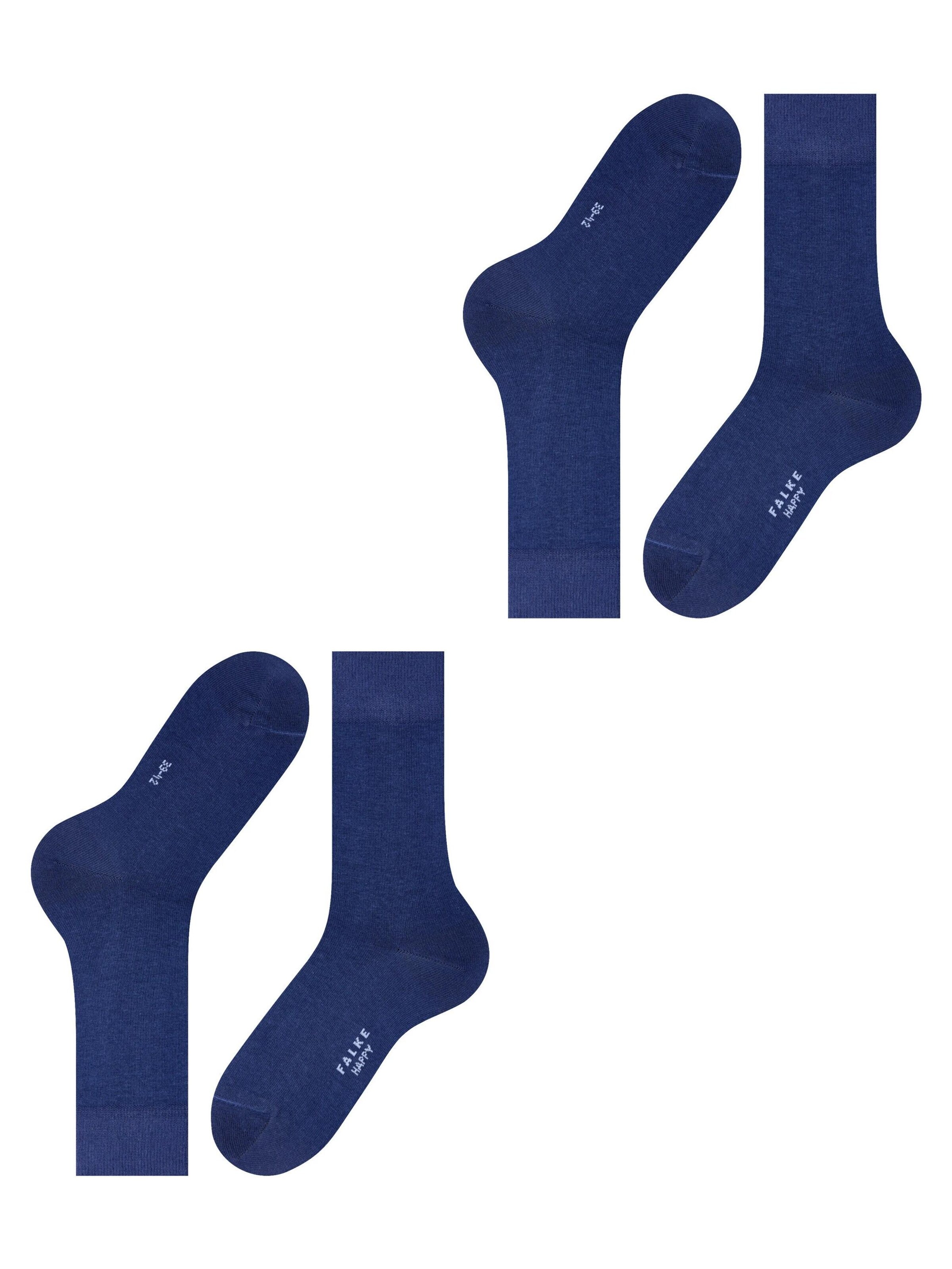 FALKE Socks 'Happy 2-Pack' in Blue