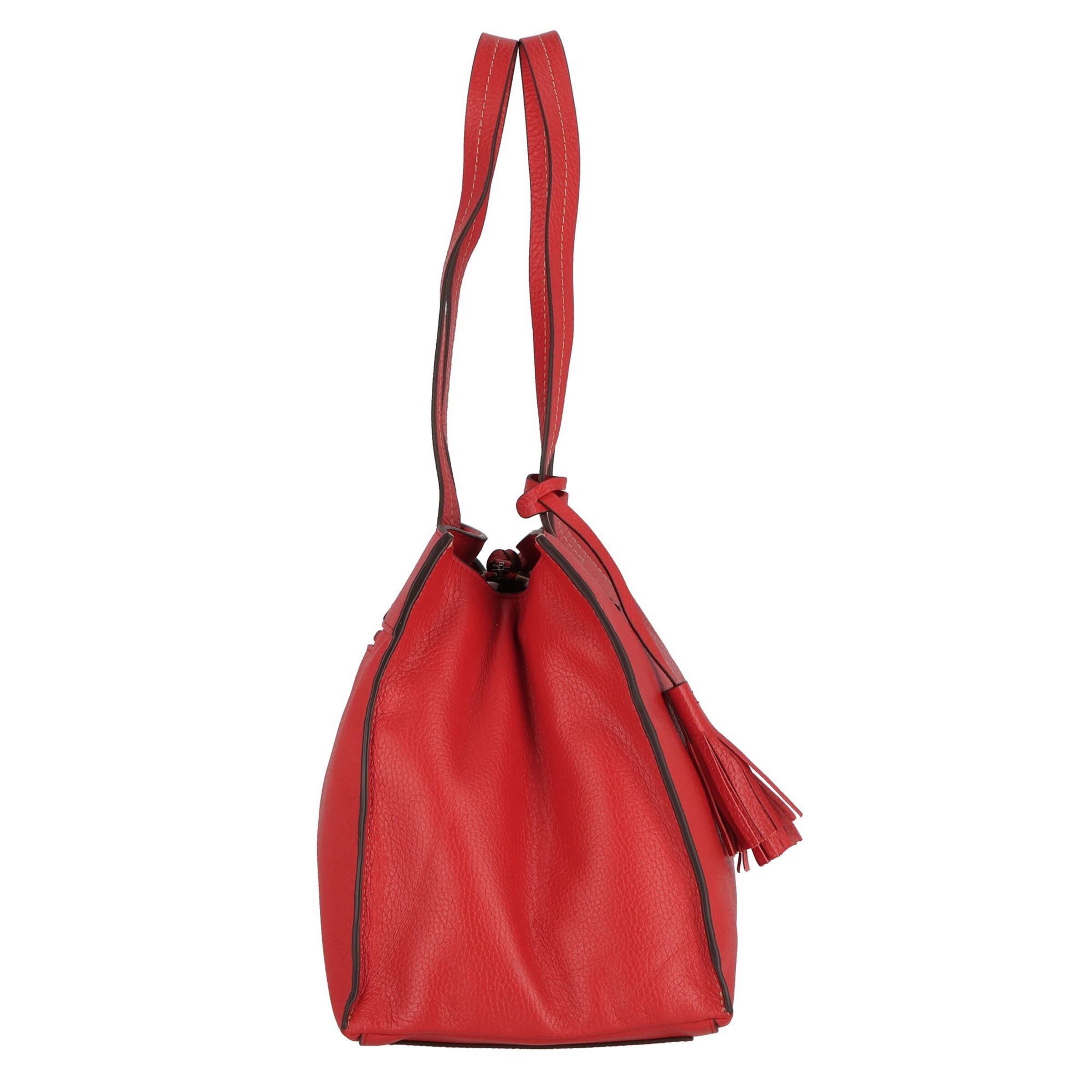 Picard Shoulder Bag 'Peephole' in Red