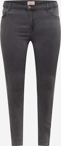 ONLY Curve Skinny Jeans 'RAIN' in Grau: predná strana