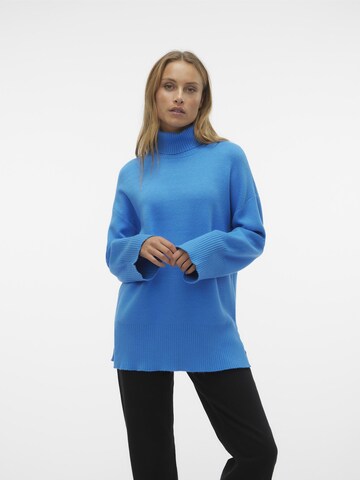 VERO MODA Sweater 'GOLD NEEDLE' in Blue