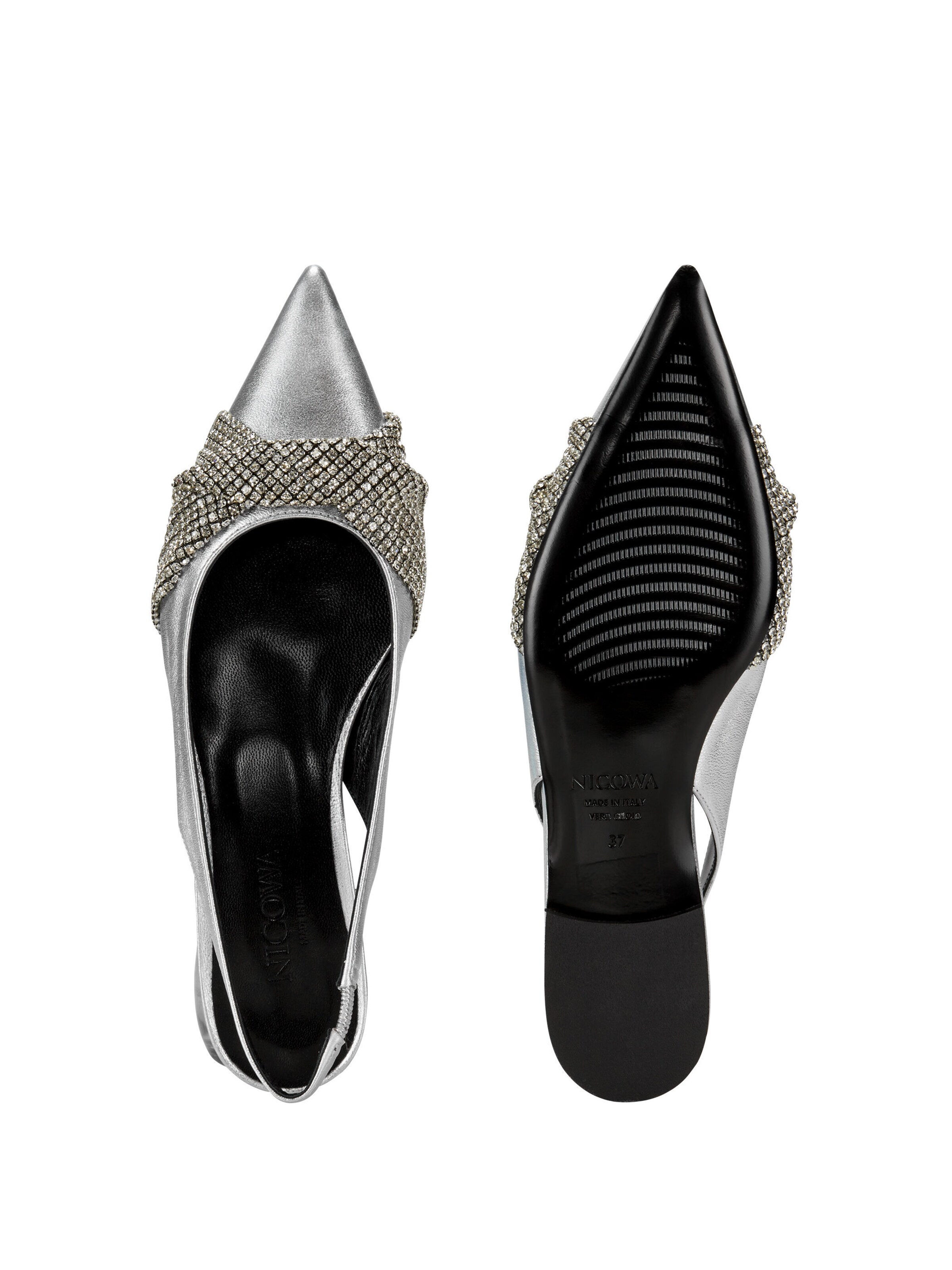 Nicowa Ballerina 'CRISOLI' in Zilver