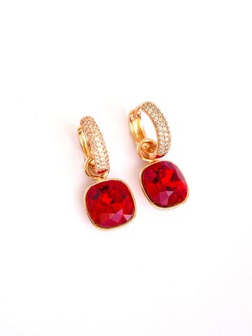 Secret Stones Earrings '2in1 perfect earrings' in Red