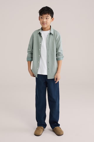 WE Fashion Regular fit Button up shirt in Grey