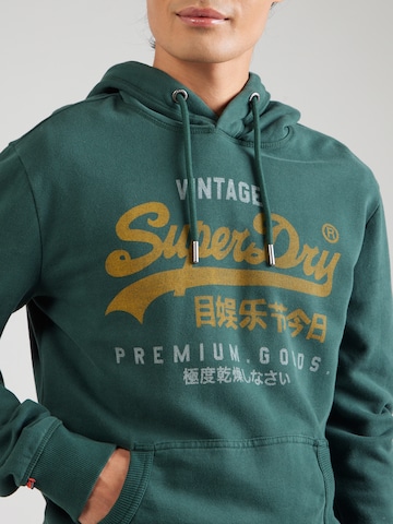 Superdry Суичър 'DUO CLASSIC' в зелено