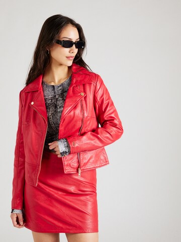 MazePrijelazna jakna - crvena boja: prednji dio