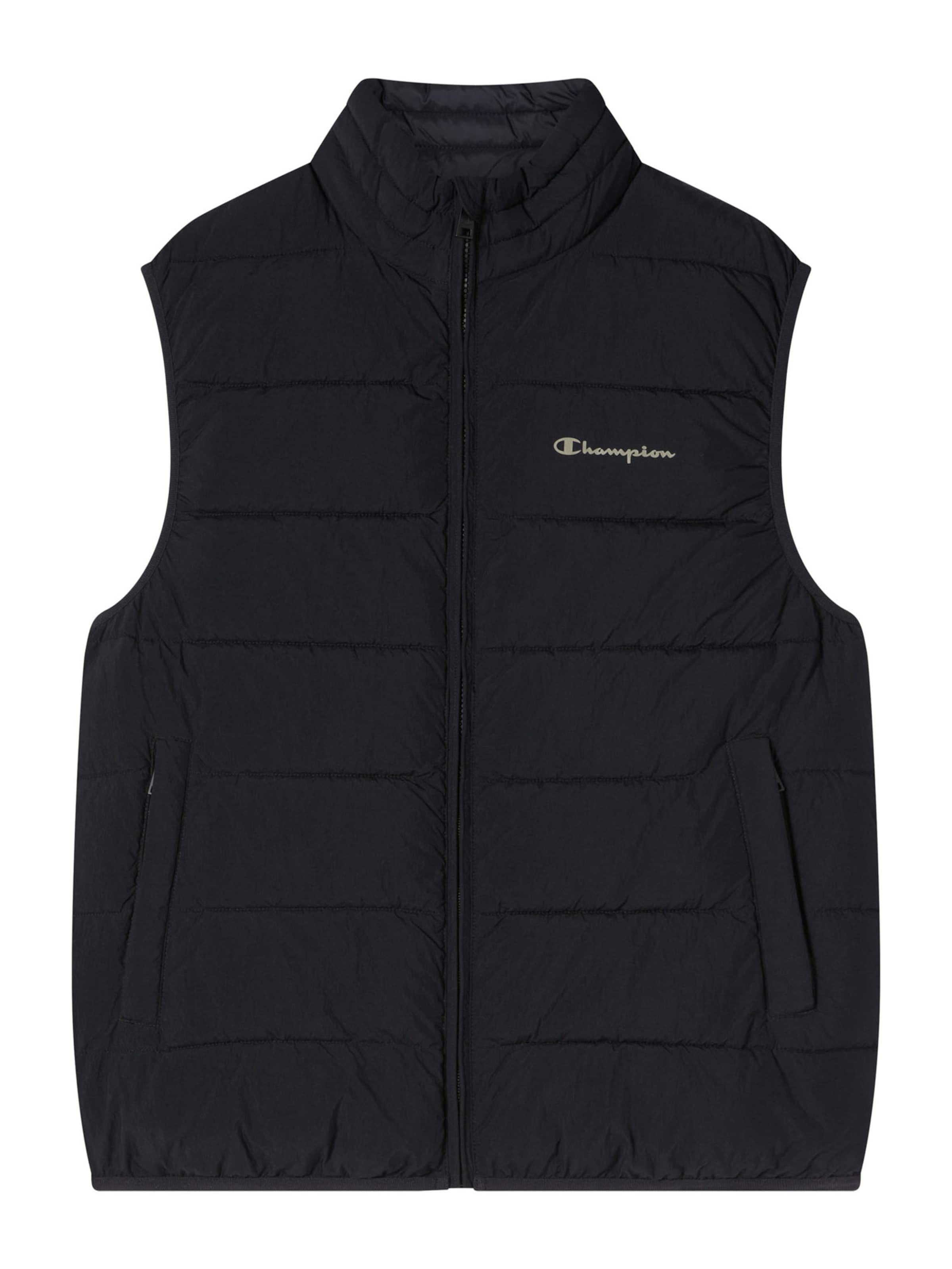 juoda Champion Authentic Athletic Apparel Liemenė: priekis