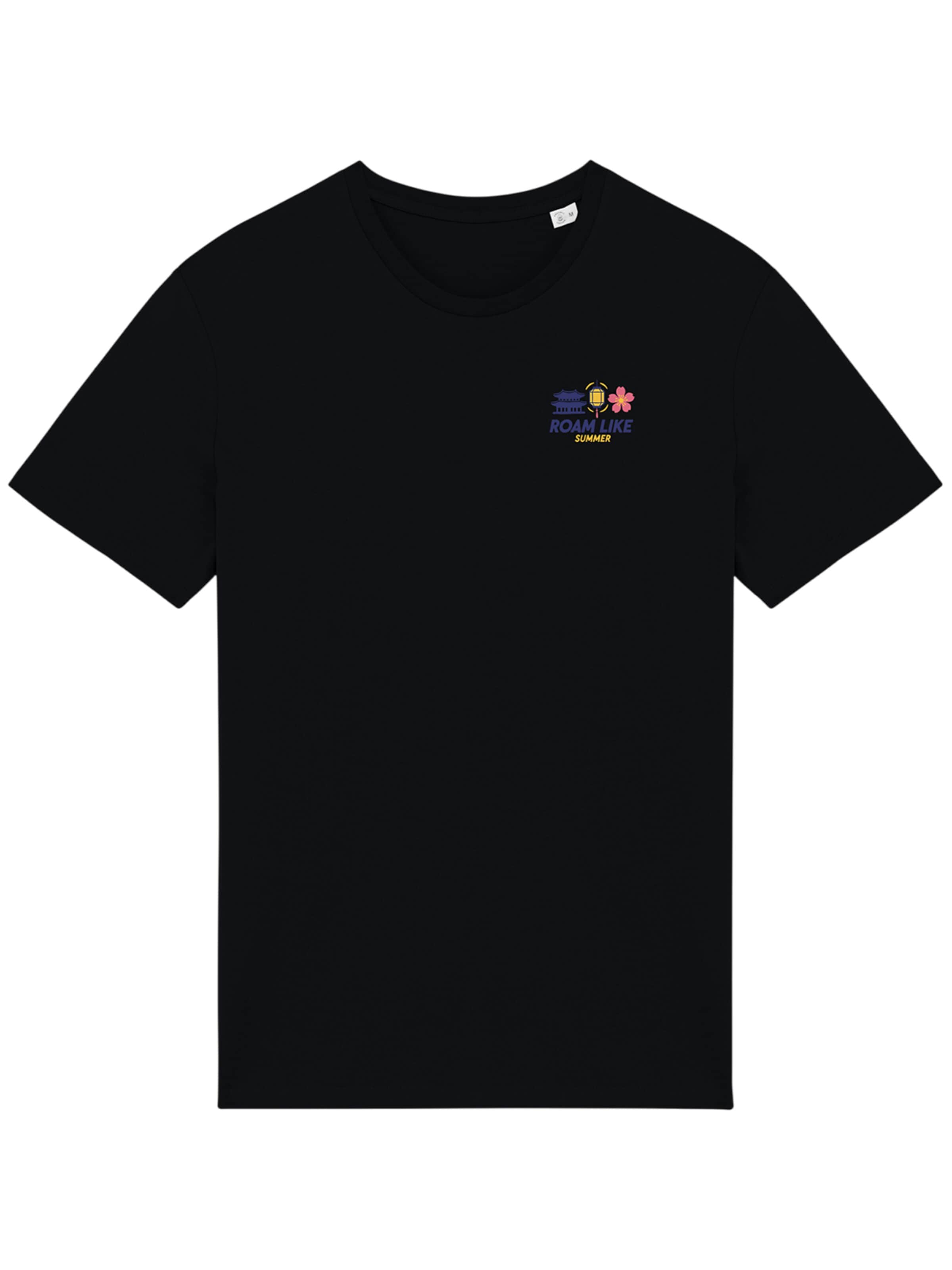 RoamLikeSummer Shirt 'Kimchi Kings' in Black: front