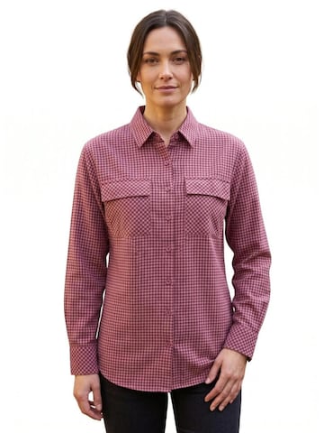Radwa Blouse 'Women's Soft Warm Flannel Shirt' in Pink