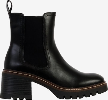 The Divine Factory Enkellaarsje 'Alénoa-Lederstiefeletten' in Zwart: voorkant