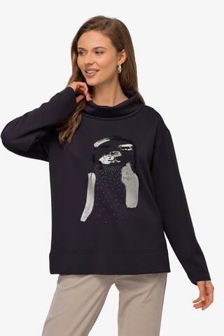 LAURASØN Sweatshirt in Zwart: voorkant