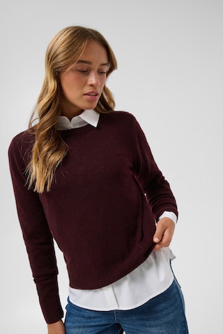Pull-over 'Cashie' Kaffe en marron