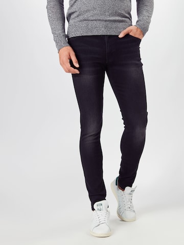 Denim Project Skinny Jeans 'MR. BLACK' i sort: forside