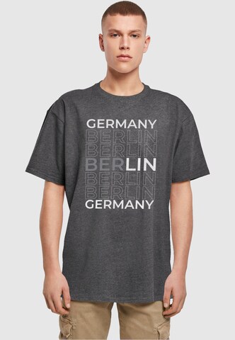 Merchcode Shirt 'Berlin' in Grey: front
