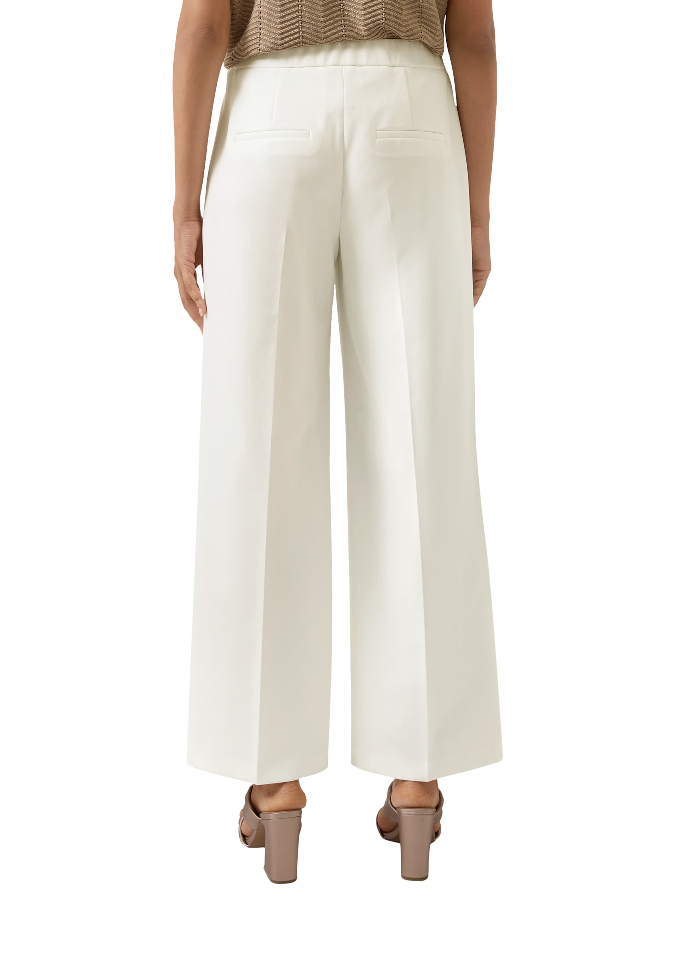 s.Oliver BLACK LABEL Regular Trousers in Beige
