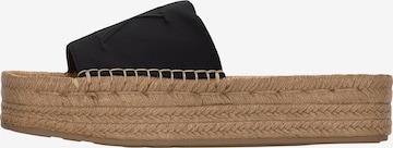 Saboți 'Ebeth' de la Calvin Klein pe negru: față