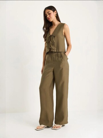 Bianco Lucci - Calças de fato em verde