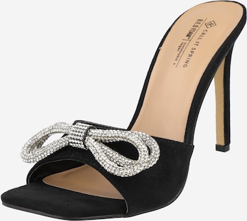 CALL IT SPRING - Sandalias 'REIGN' en negro: frente