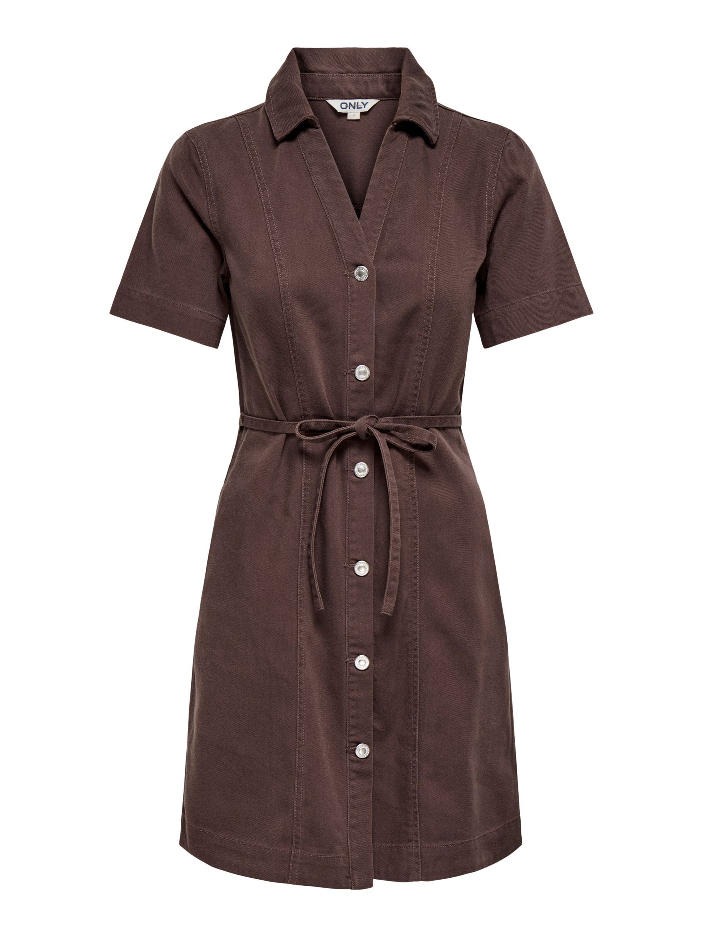 Abito camicia 'ONLFina' ONLY di colore marrone, Visualizzazione prodotti