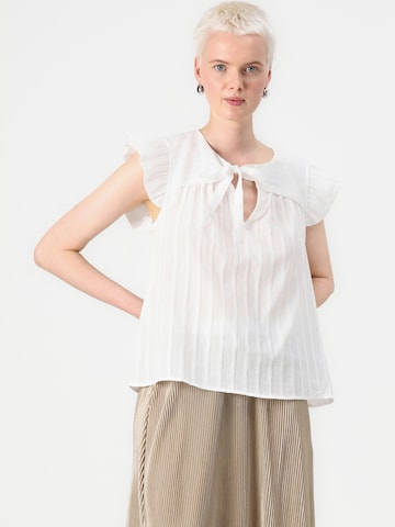 Chemisier 'JDYEVA TIE' JDY en blanc