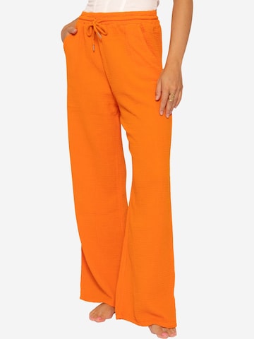 SASSYCLASSY Широка кройка Панталон в оранжево