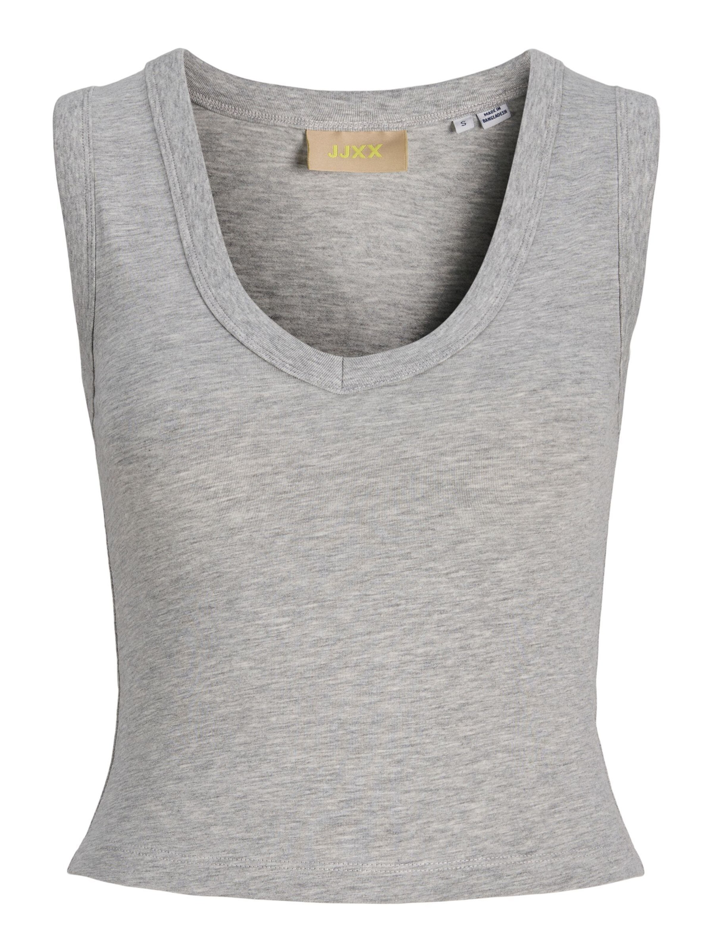 Haut 'JXGigi' JJXX en gris : devant