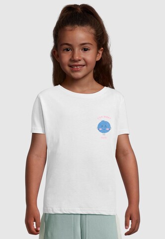 Merchcode Shirt 'Berry' in Wit: voorkant