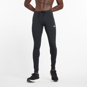 new balance Skinny Sporthose in Schwarz: Vorderseite