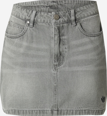 ADIDAS ORIGINALS Hame 'DENIM MINI SKT' värissä harmaa: etupuoli