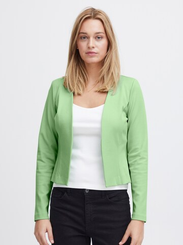 Blazer 'KATE' di ICHI in verde: frontale