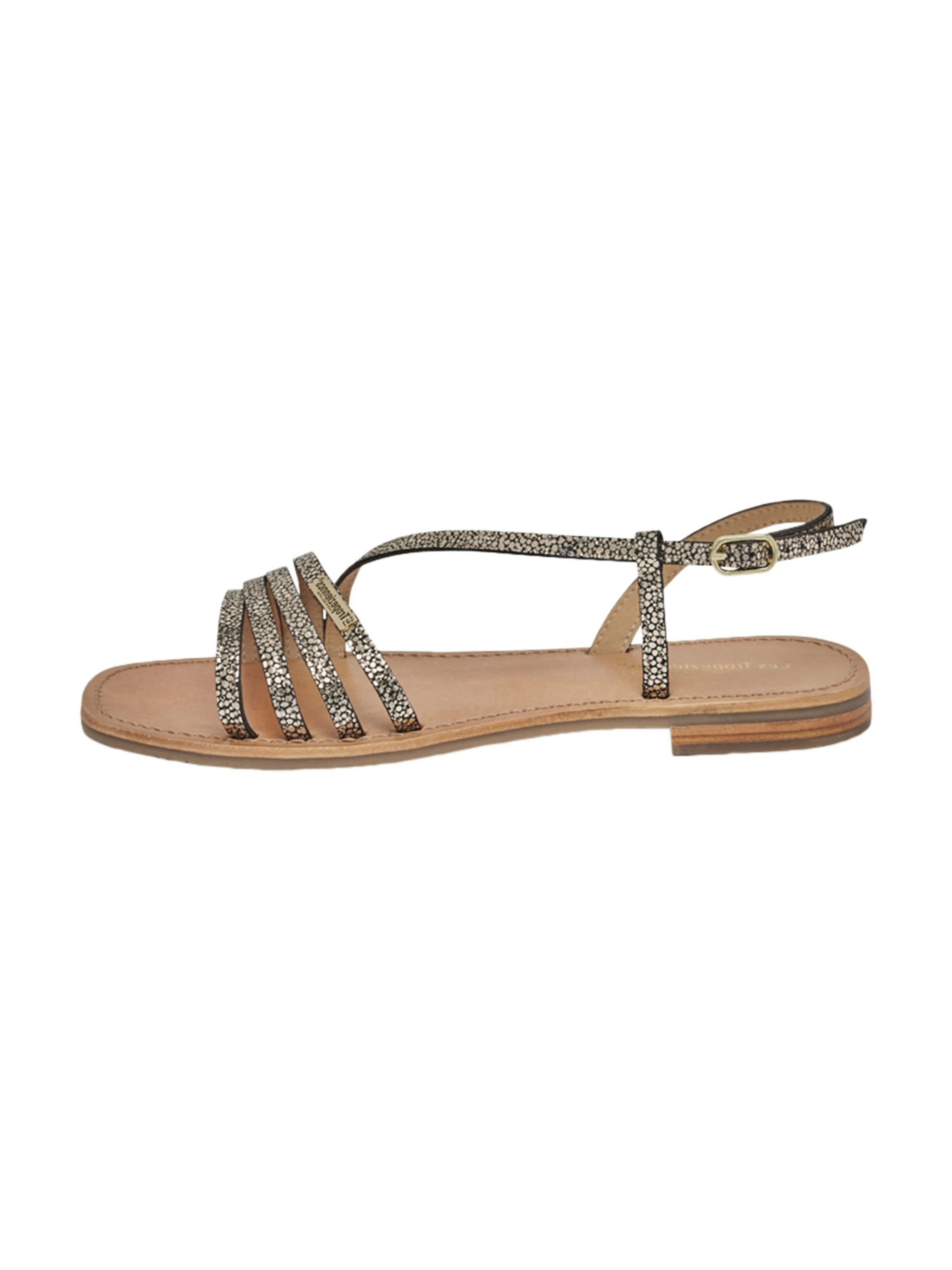 Les Tropéziennes Sandal 'Ledersandalen Les Hudel' in Black: front