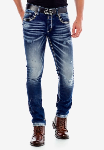 CIPO & BAXX Slim fit Jeans 'Apex' in Blue: front
