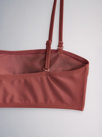 Bandeau Hauts de bikini The Set en marron