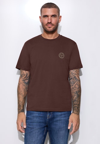 Street One MEN Shirt in Brown: front