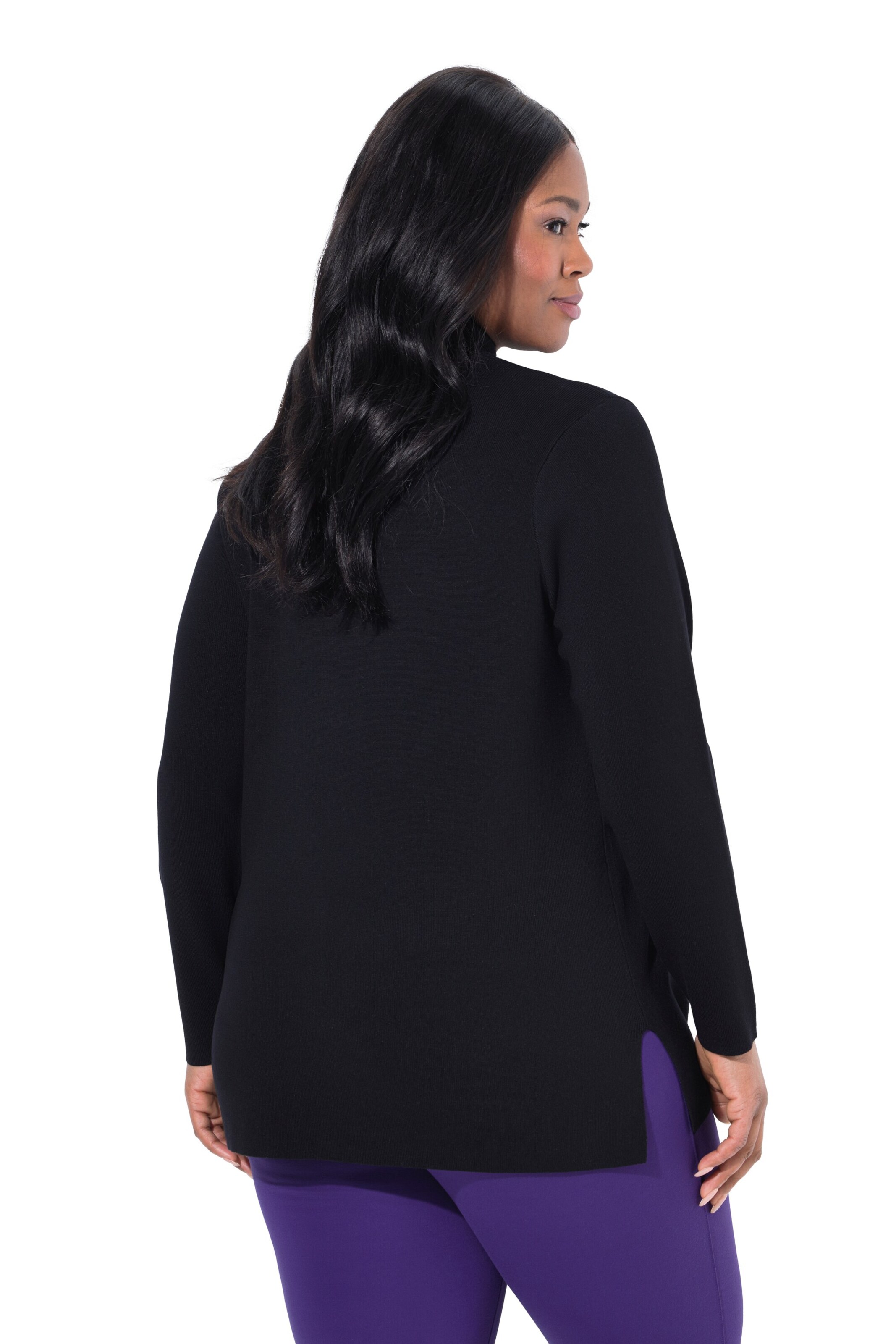 Ulla Popken Pullover in Schwarz
