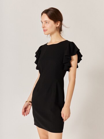 Robe de cocktail 'Lenipraza' NAF NAF en noir : devant