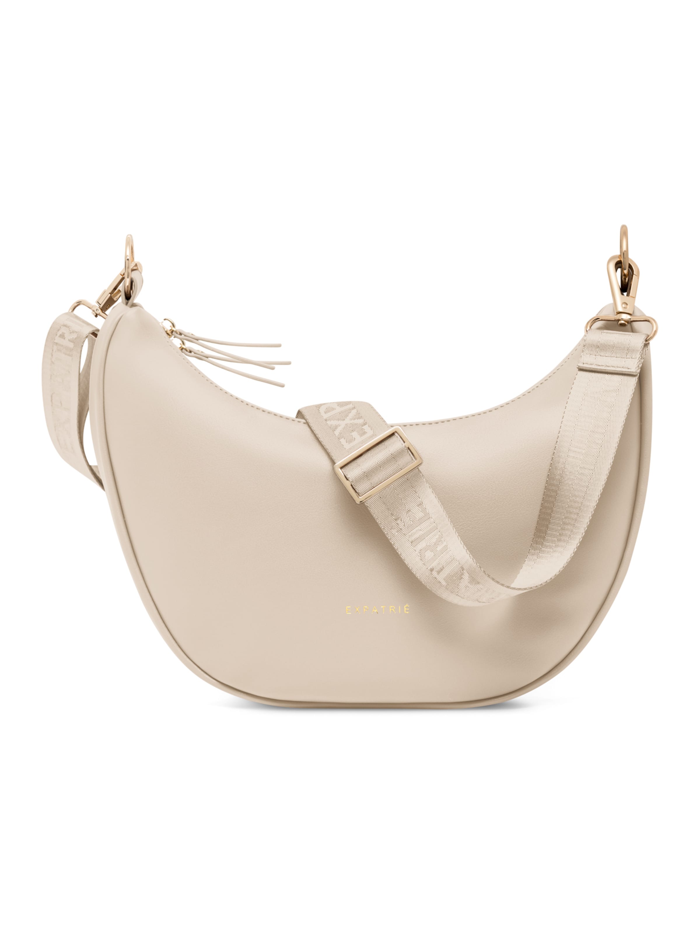 Borsa a tracolla 'Lea Medium' di Expatrié in beige: frontale