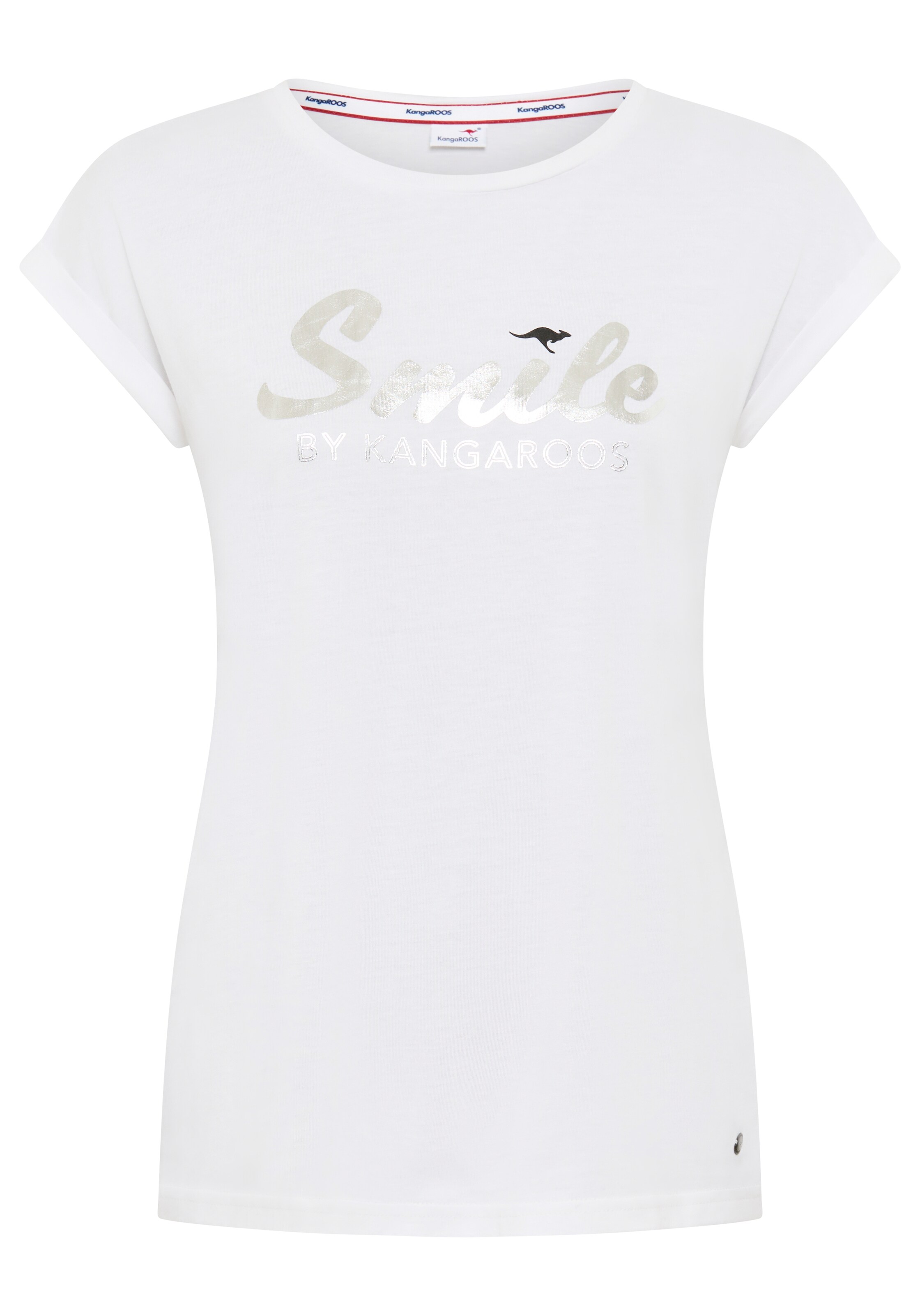 KangaROOS Shirt in Weiß: Vorderseite