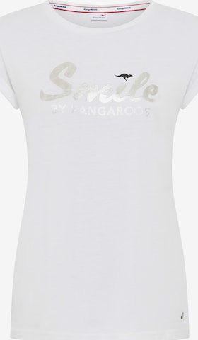 KangaROOS Shirt in Weiß: Vorderseite