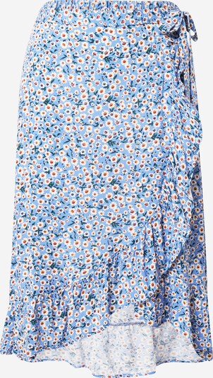 JDY Nederdel 'STARR' i lyseblå / blandingsfarvet, Produktvisning