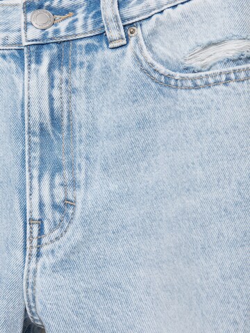 Tapered Jeans de la Pull&Bear pe albastru