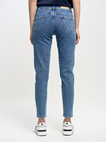 BIG STAR Slimfit Jeans 'MAGGIE' in Blauw