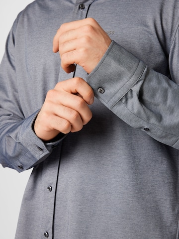 BOSS Regular fit Button Up Shirt 'Joe' in Grey
