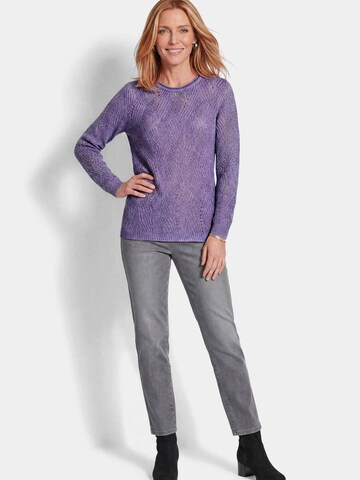 Goldner Sweater in Purple: front