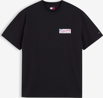 Tommy Jeans - Camiseta en negro: frente