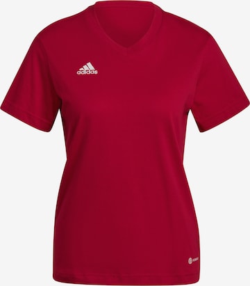 sarkans ADIDAS SPORTSWEAR Sporta krekls 'Entrada 22': no priekšpuses