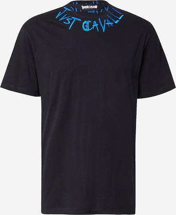 Just Cavalli T-Shirt in Schwarz: Vorderseite