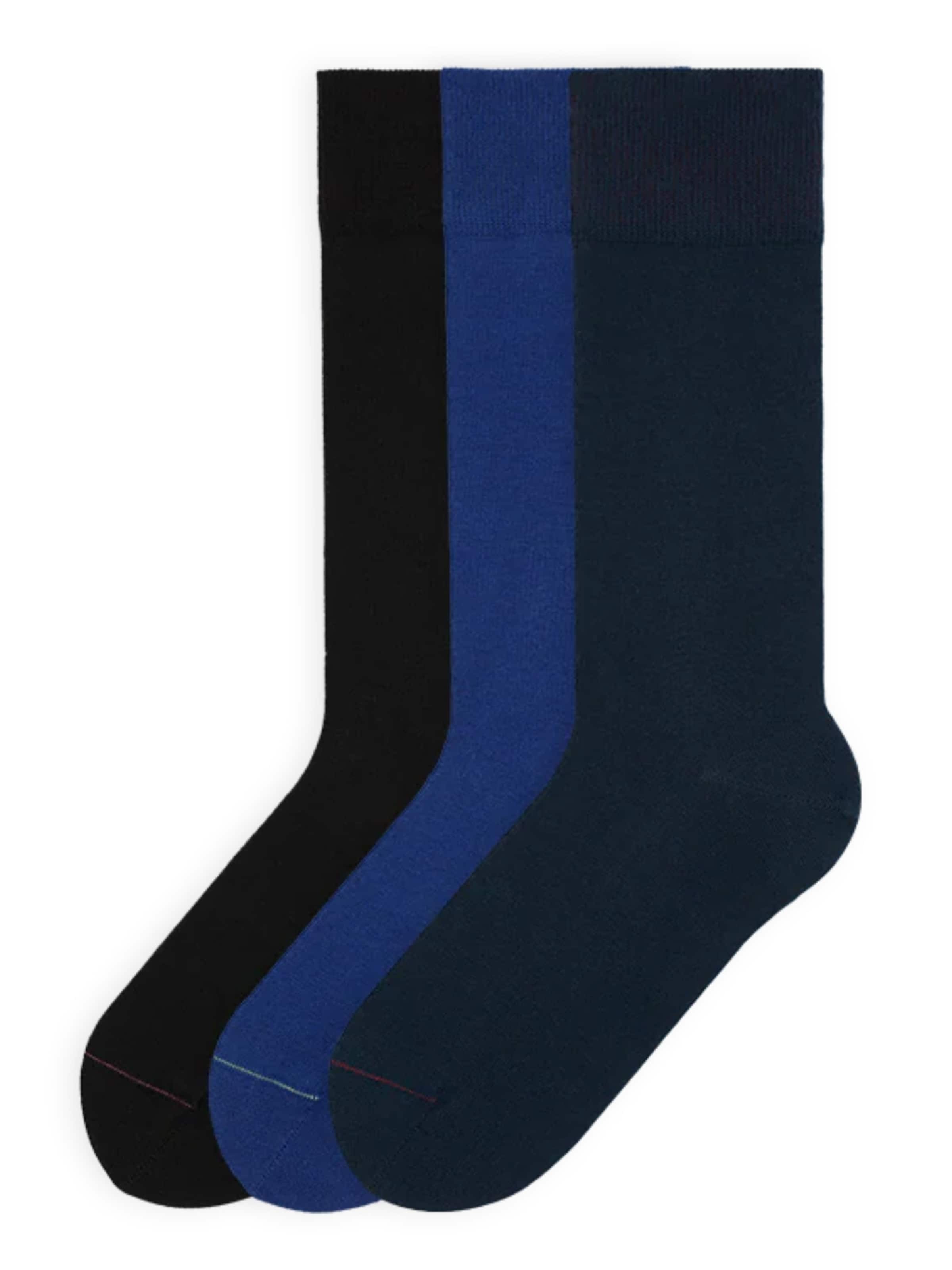 Von Jungfeld Socks 'Signature Innenbund' in Blue: front