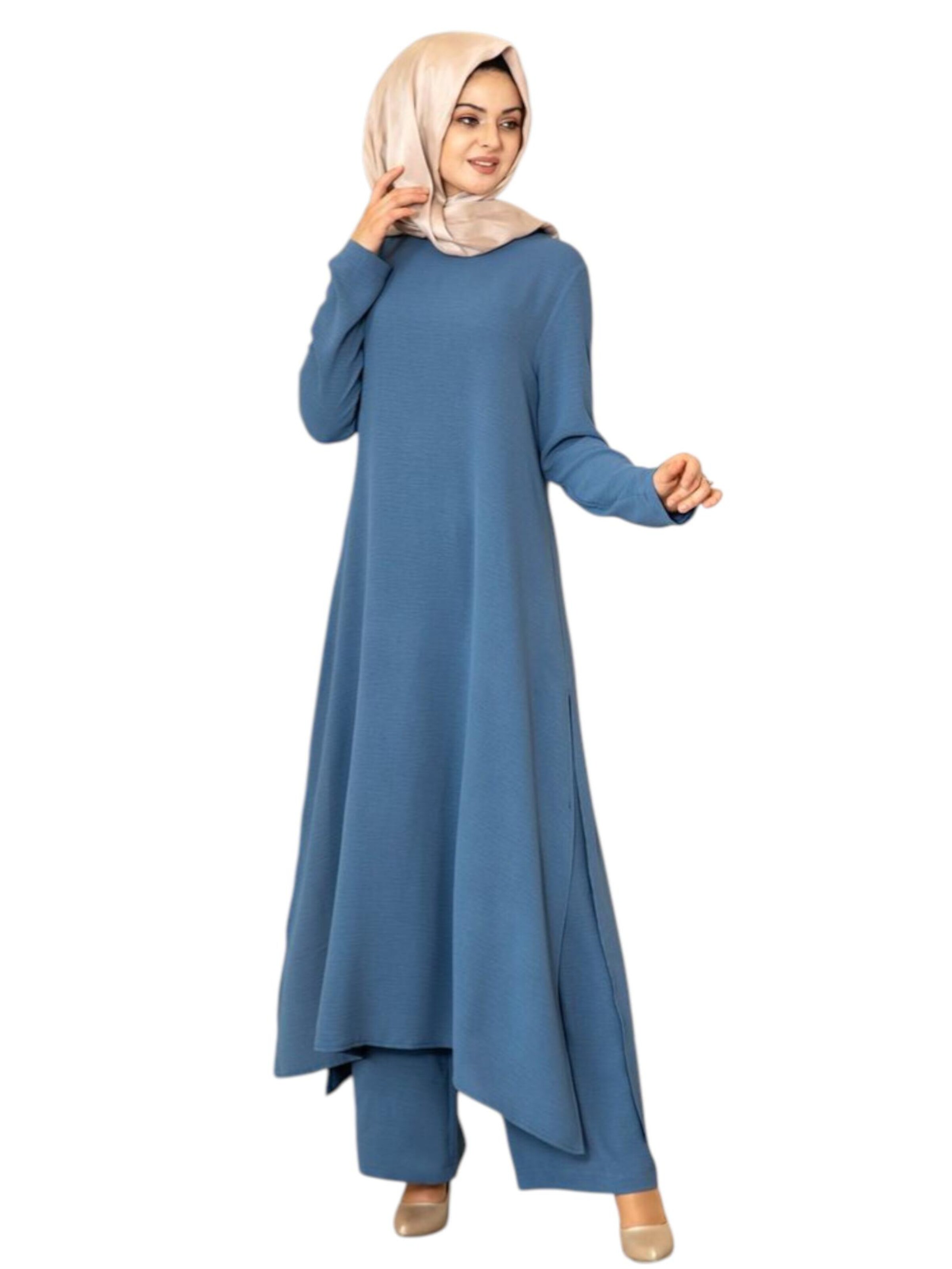 fashionshowcase Pantsuit 'Modest ECE-Set' in Blue