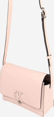 Calvin Klein Jeans Umhängetasche in Pink: front